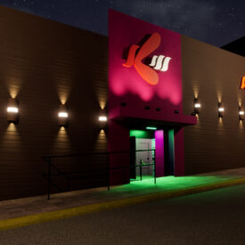 Frente da Boate Kiss