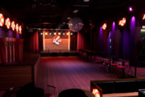 Palco da boate onde se iniciou o incéndio