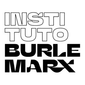 Logomarca do Instituto Burle Marx em preto e branco