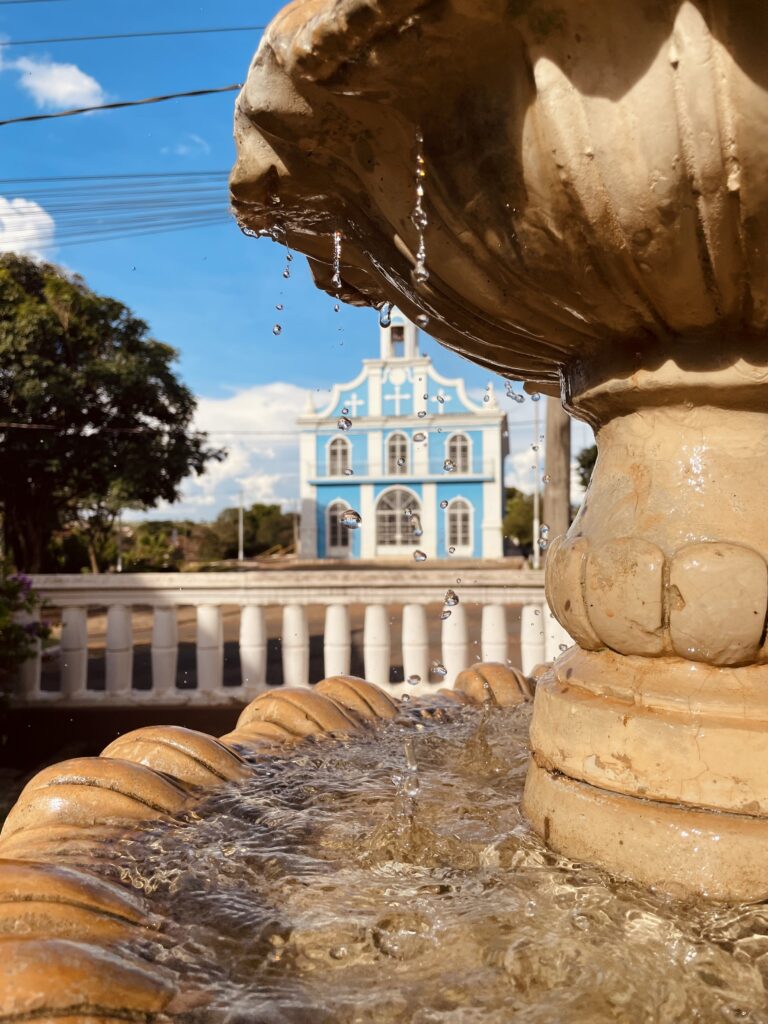 Fonte com vista para o Santuário